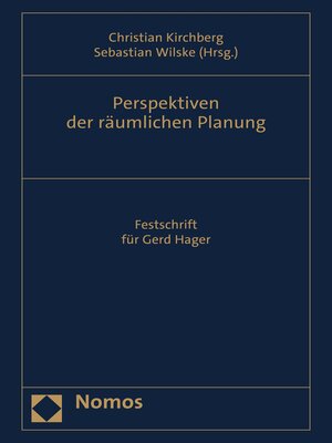 cover image of Perspektiven der räumlichen Planung